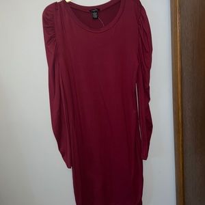 Maroon Dress
